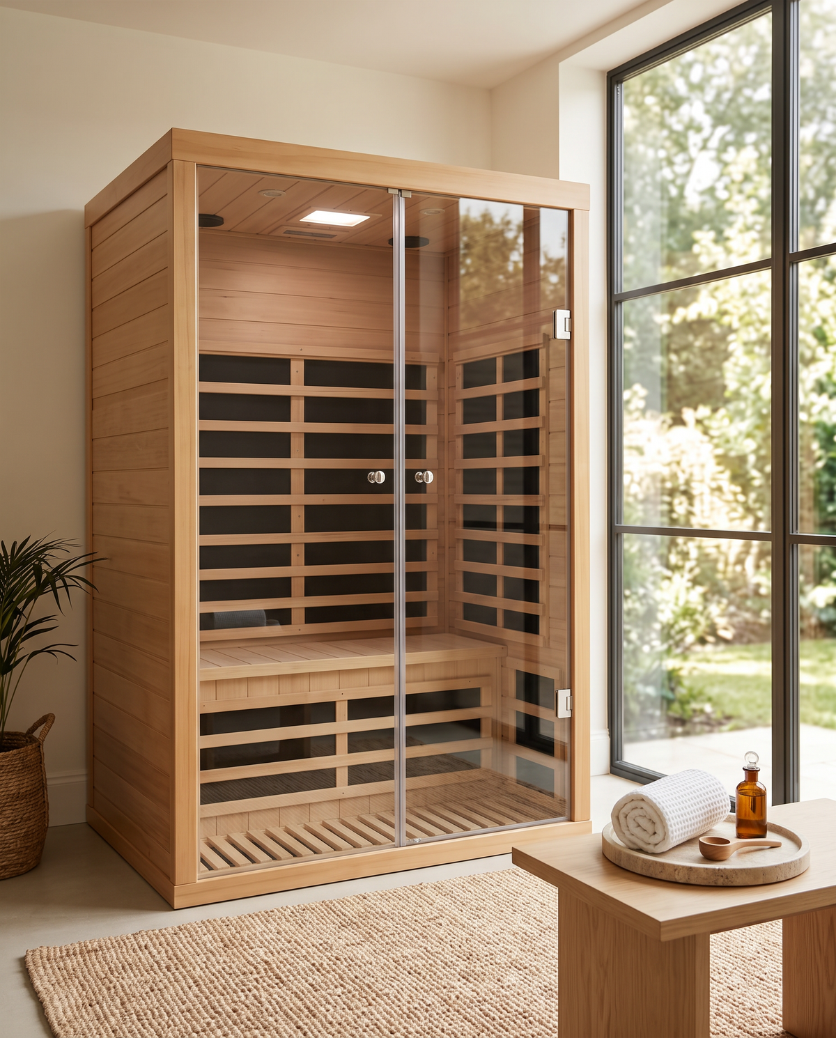 Two-Person Hemlock Sauna