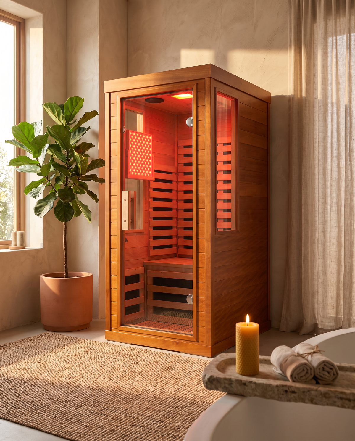1-Person Infrared Sauna + Red Light