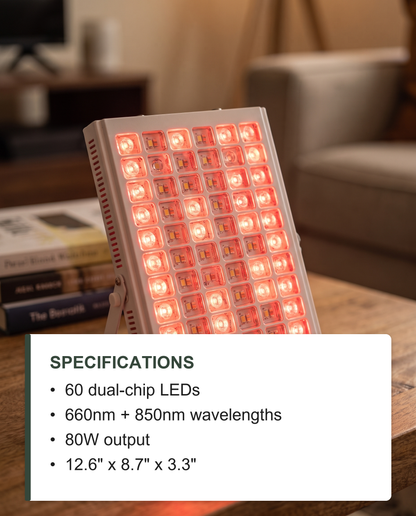 Red Light Panel — 60 LED