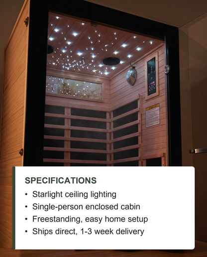 Single-Person Starlight Sauna